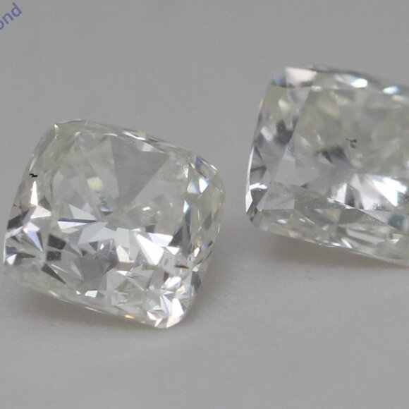 Cushion Diamond Studs 14K Yellow Gold (1.83 Ct J K Si1) C54200055 - Picture 5 of 6